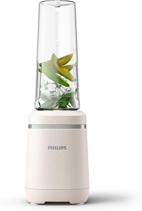 Philips Eco Conscious Edition Blender gemaakt van gerecycled materiaal 0 6 L 350 W Wit (HR2500 00) - Foto 5