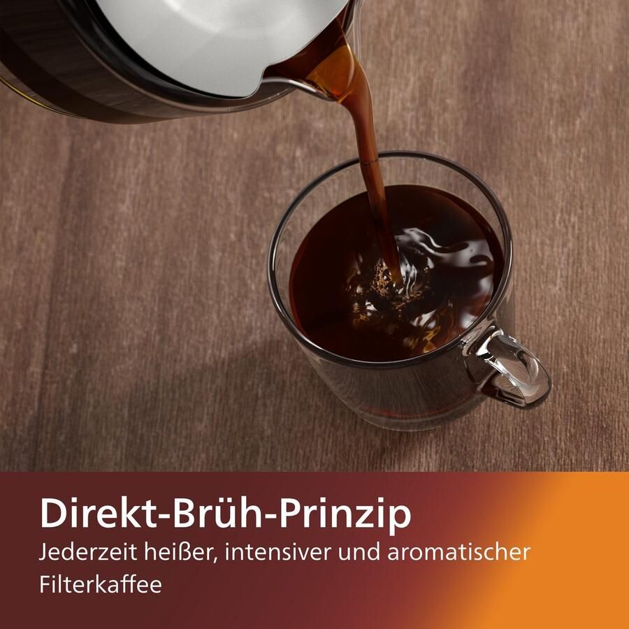Philips Filterkoffieapparaat Café Gourmet HD5416 60 1 25 l Druppelstop en uitschakelfunctie Boil and Brew-systeem - Foto 4