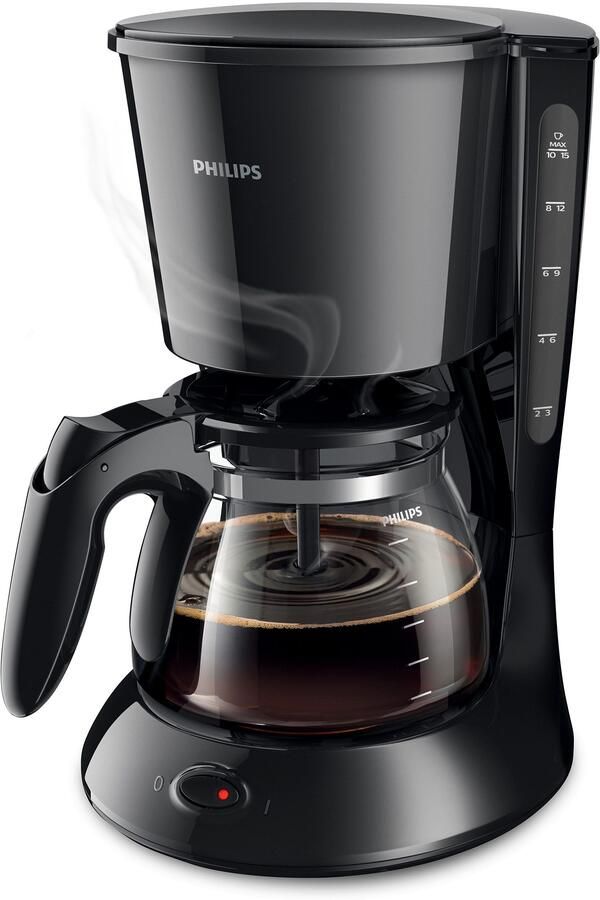 Philips Filterkoffieapparaat HD7461 20 Daily Collection 1 2 l Aroma-Twister druppelstop automatische uitschakeling zwart