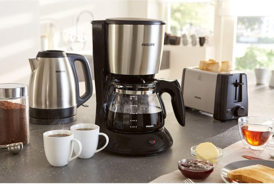 Philips Filterkoffieapparaat HD7461 20 Daily Collection 1 2 l Aroma-Twister druppelstop automatische uitschakeling zwart - Foto 5
