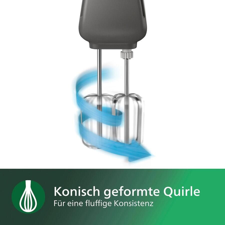 Philips Handmixer HR3741 00 5 snelheden plus turbo inclusief garde en kneedhaken