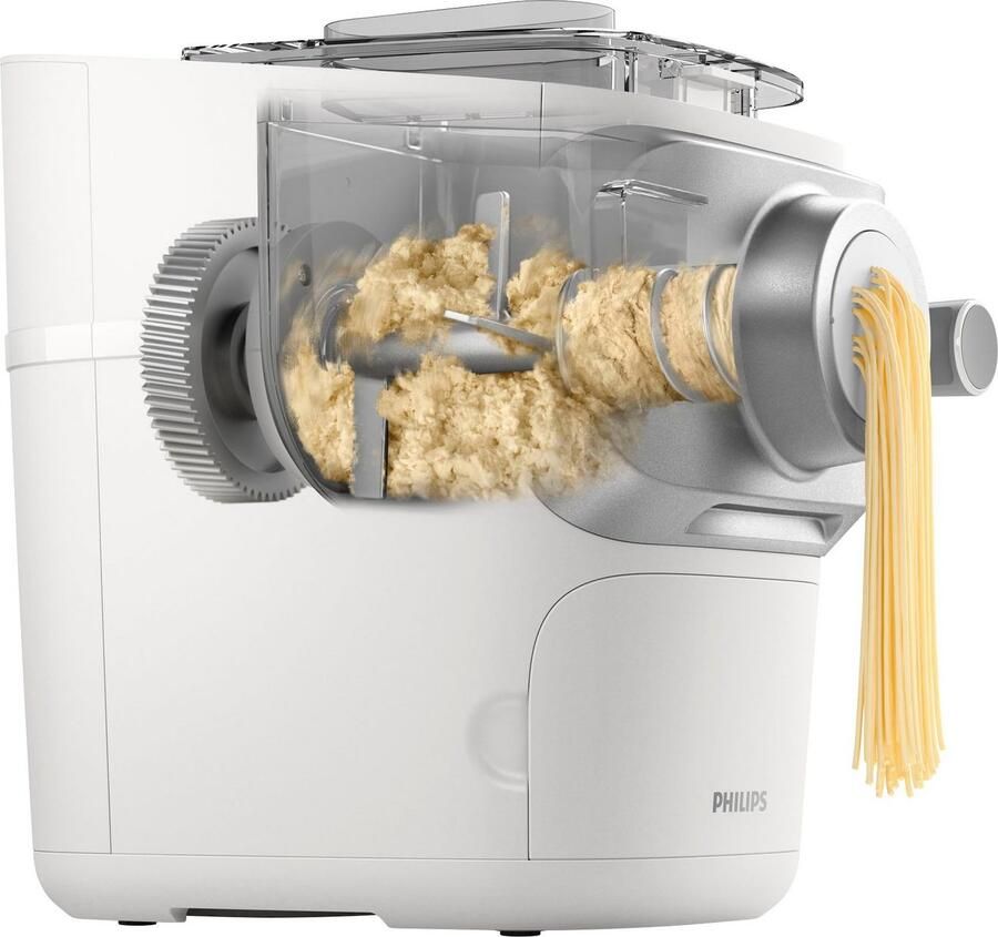 Philips 7000-serie Pastamachine Automatische pastamaker 6 vormschijven Tot 8 porties ProExtrude-technologie Verse pasta in 10 minuten Wit HR2660 00 - Foto 7