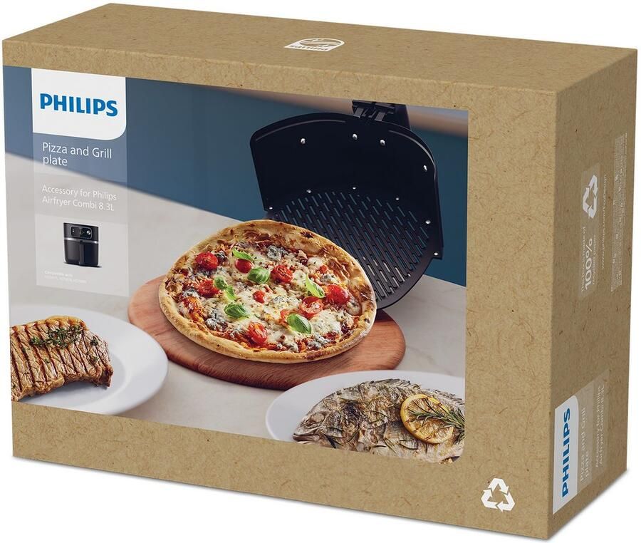 Philips Pizzablik HD9963 00 Pizza & Grill Airfryer accessoire voor HD9876 9880 compatibel met airfryer combi 7000 series vaatwasmachinebestendig - Foto 7