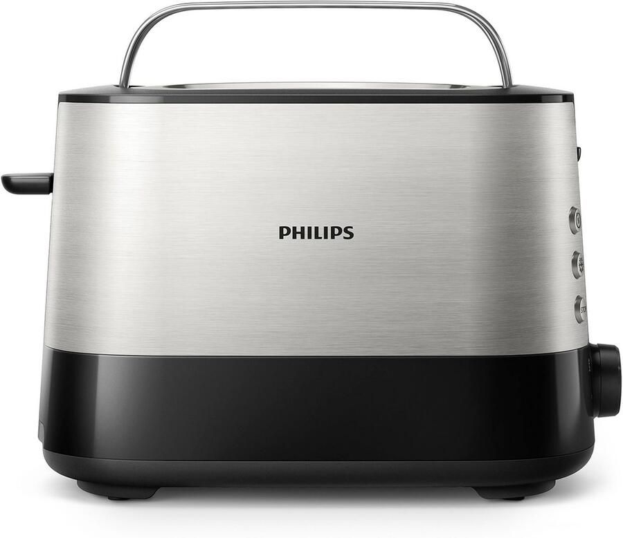 Philips Toaster HD2637 90 Viva Collection Broodrooster kruimellade 7 bruiningsniveaus zilverkleur - Foto 6