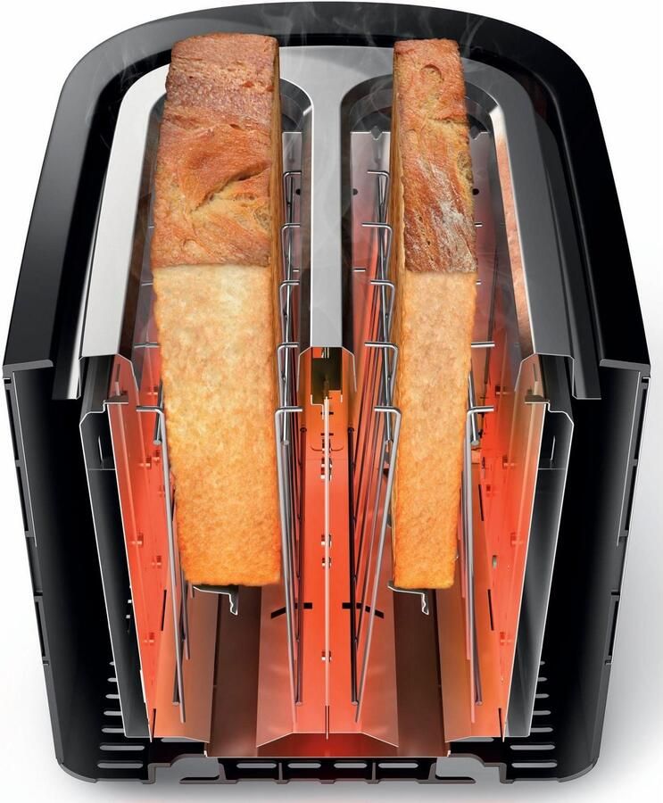 Philips Toaster HD2637 90 Viva Collection Broodrooster kruimellade 7 bruiningsniveaus zilverkleur - Foto 7