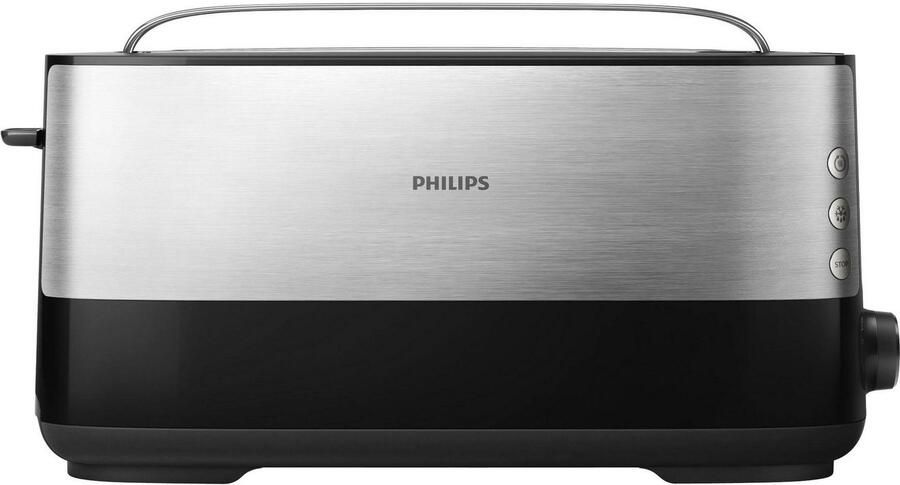 Philips Toaster HD2692 90 met opwarm- en ontdooifunctie geïntegreerde opzet voor broodjes - Foto 5