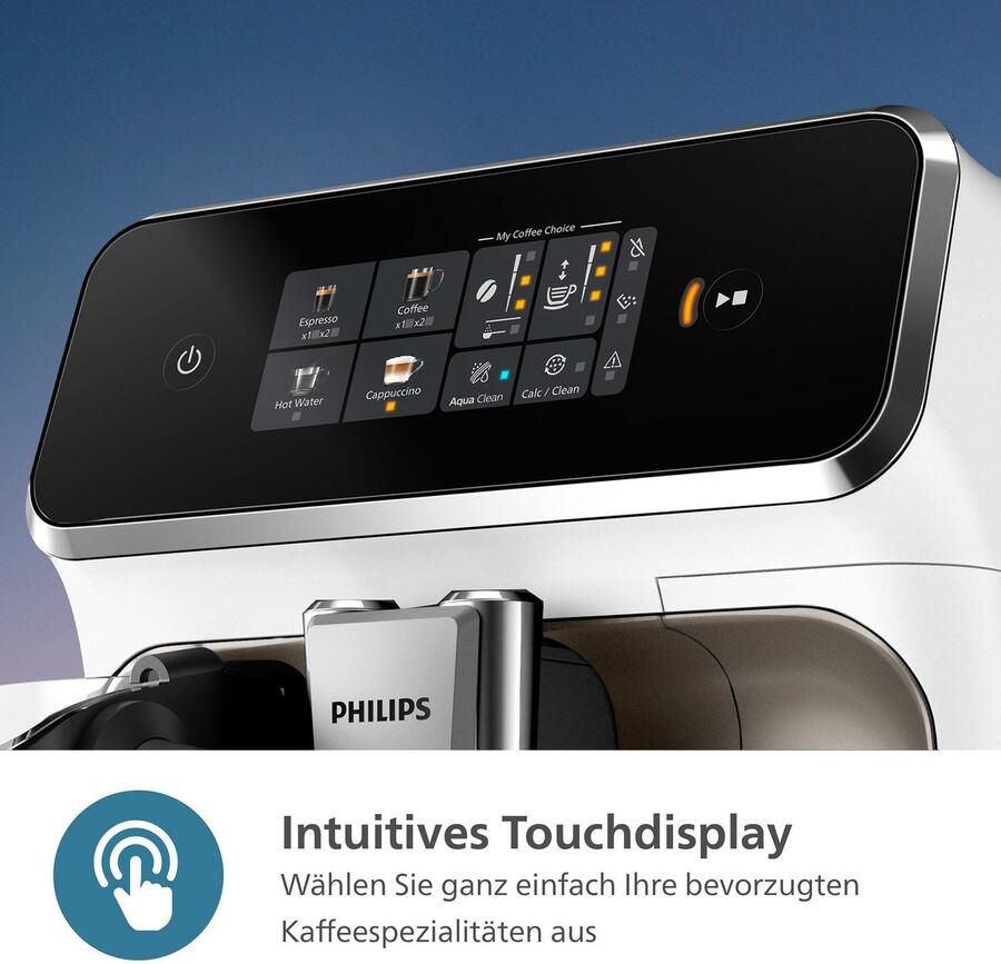 Philips Volautomatisch koffiezetapparaat EP2336 40 2300 Series 4 koffiespecialiteiten met lattego-melksysteem zwart verchroomd - Foto 3