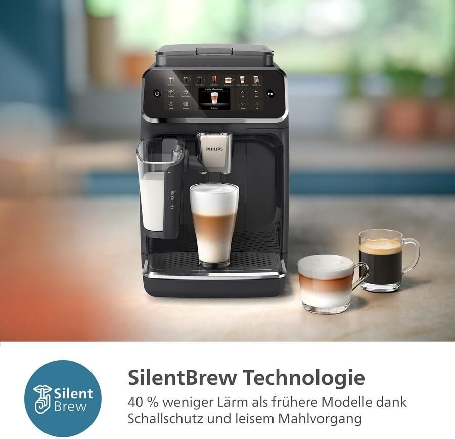 Philips Volautomatisch koffiezetapparaat EP4441 50 4400 Series 12 koffiespecialiteiten (heet of ijskoud) - Foto 5