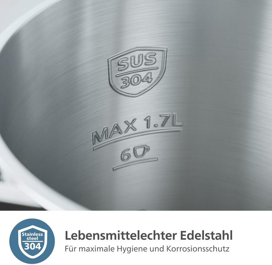 Philips Waterkoker HD9396 90 7000 Series dubbelwandig met 6 temperatuurinstellingen 1 7 l - Foto 7