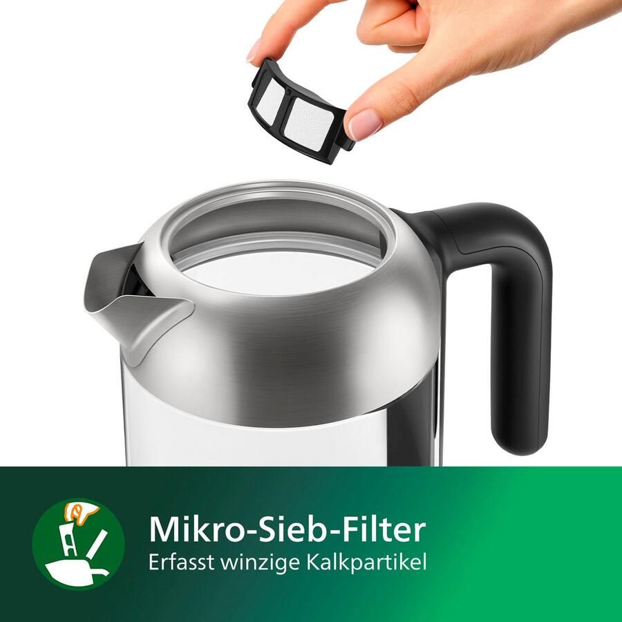 Philips Waterkoker Series 5000 HD9339 80 1 7 l Glazen behuizing droogkookbeveiliging - Foto 2