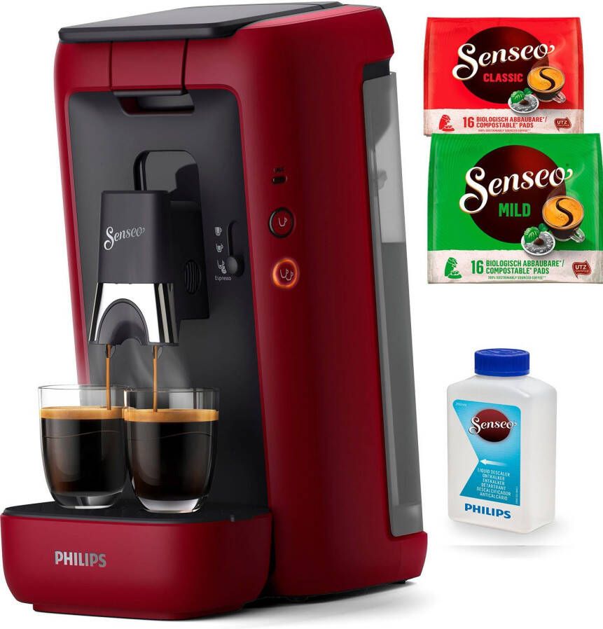 Senseo Koffiepadautomaat Maestro CSA260 90 gemaakt van 80% gerecycled plastic +3 koffiespecialiteiten - Foto 9