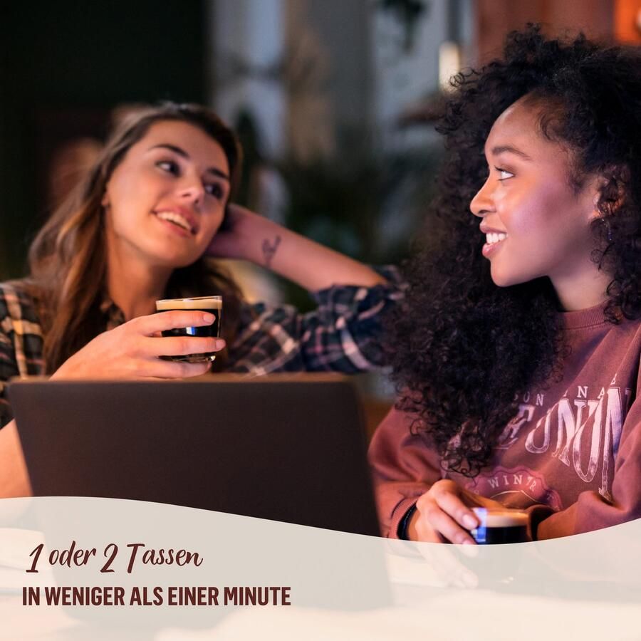 Senseo Koffiepadautomaat Original Plus CSA210 15 met twee koffie-instellingen van 28% gerecycled plastic incl. 2 blond limited edition mokken - Foto 2