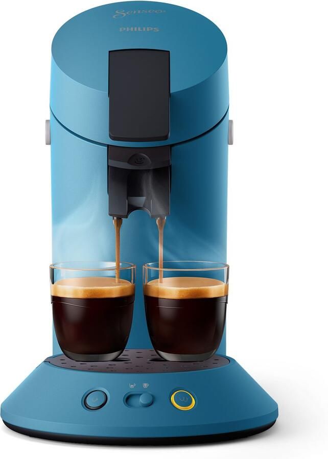 Philips Senseo Original Plus Koffiepadmachine CSA210 00 Keuze uit 1 of 2 Kopjes Instelbare Intensiteit Automatische Uitschakeling Blauw - Foto 6