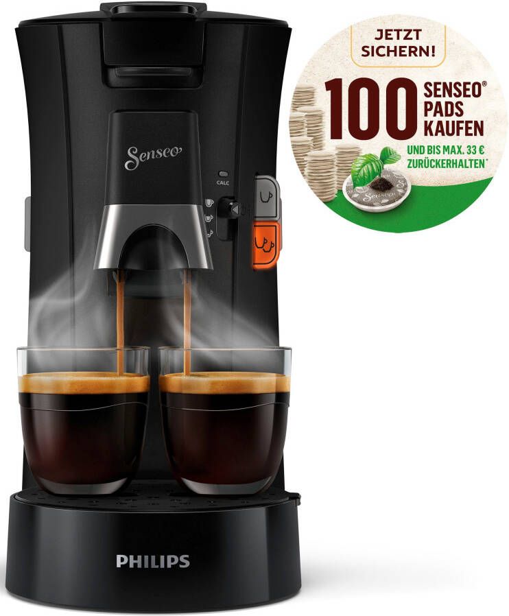 Senseo Koffiepadautomaat Select CSA230 69 gemaakt van 21% gerecycled plastic Crema Plus koop 100 pads en krijg tot € 33 terug - Foto 6