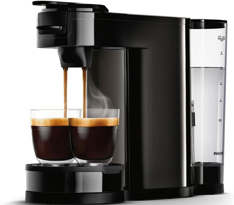 Philips Senseo Switch Koffiemachine HD6592 64 Pad- en Filterkoffiezetapparaat Automatische Uitschakeling Instelbare Intensiteit Incl Thermische Kan Zwart