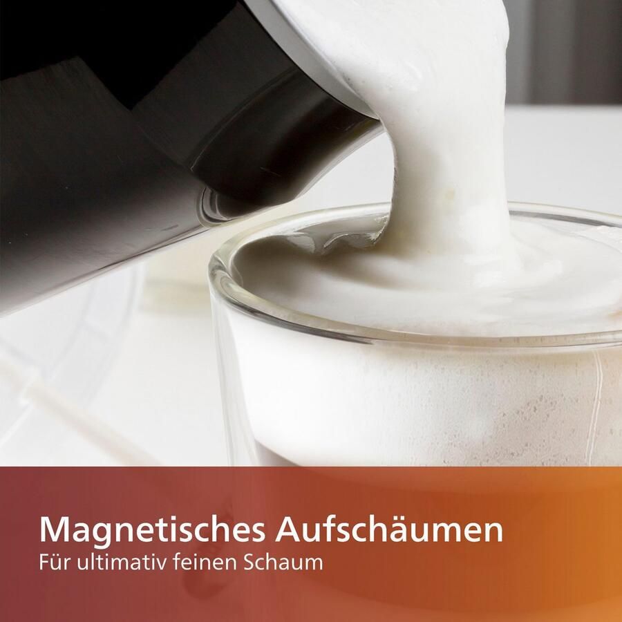 Philips Senseo Elektrische Melkopschuimer CA6500 60 Antikleeflaag Vaatwasserbestendig Ook voor Cappuccino Zwart 120ml - Foto 5