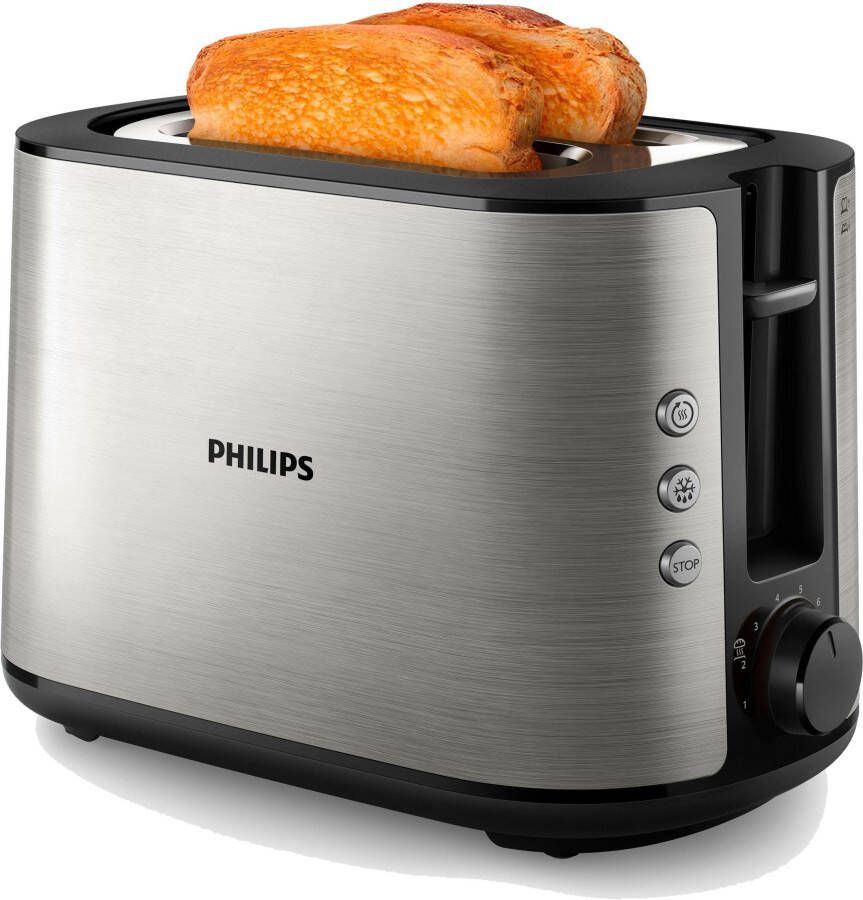 Philips Heerlijk knapperig geroosterd brood zelfgesneden of voorgesneden met de HD2650 90 broodrooster - Foto 2