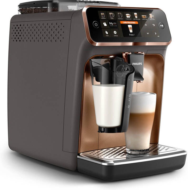 Philips Volautomatisch koffiezetapparaat 5400 Series EP5144 70 met LatteGo-melksysteem