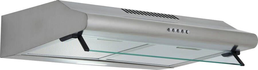 RESPEKTA Onderbouwkap CH 1259 IXC N 60 cm 3 vermogensniveaus led-verlichting geschikt voor afzuiging en recirculatie