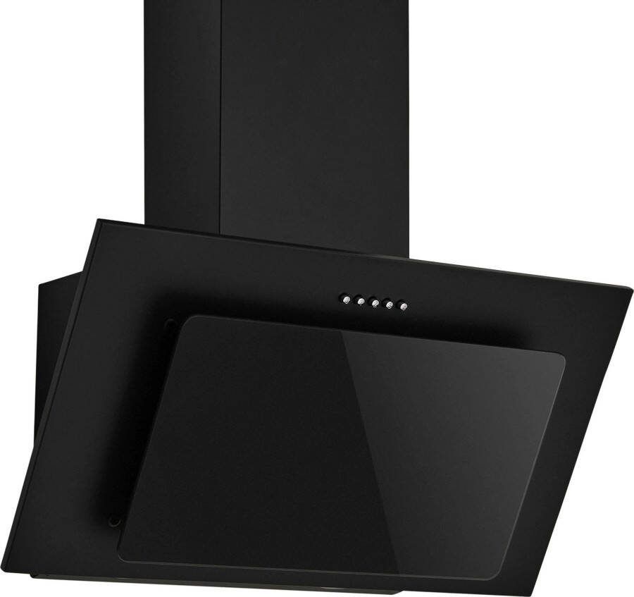 Respekta Schuine afzuigkap 60 cm B label Zwart -Luchtafvoer Recirculatie Knoppen Glas CH33060SB Schuine dampkap 60 cm - Foto 2
