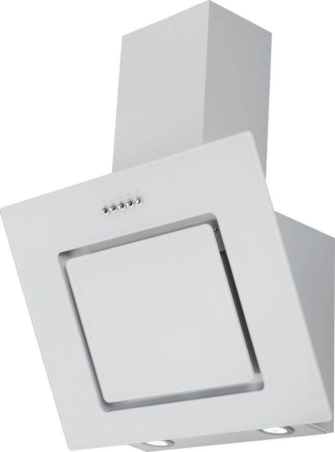 RESPEKTA Schuine wandkap CH22010 60 cm 3 vermogensniveaus led-verlichting geschikt voor afzuiging en recirculatie
