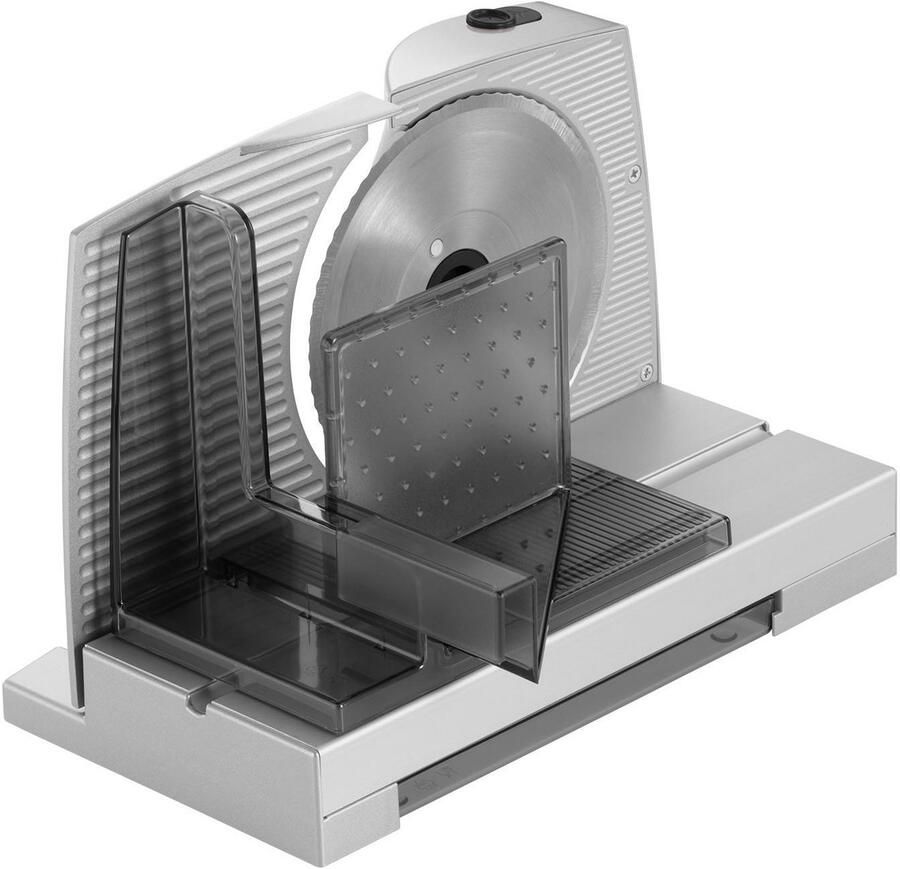 Ritter Snijmachine Compact 1 Made in Germany Allessnijder Elektrisch 65W Eco Motor broodsnijmachine vleeswarensnijmachine vlees brood gronten broodsnijder Zilver - Foto 1