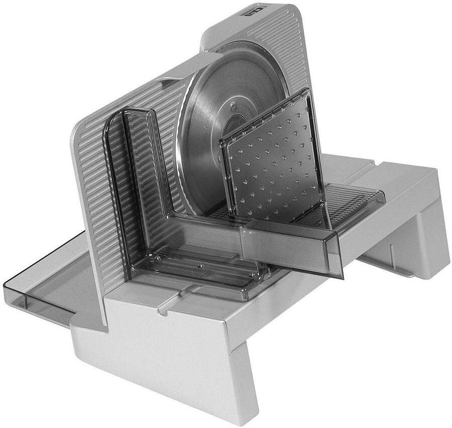 Ritter Snijmachine E16 Made in Germany Allessnijder Elektrisch 65W Eco Motor broodsnijmachine vleeswarensnijmachine vlees brood gronten broodsnijder Zilver