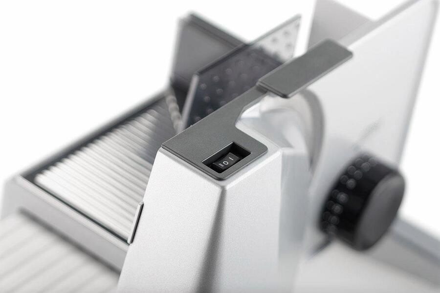 Ritter Snijmachine solida 4 Made in Germany Allessnijder Elektrisch 65W Eco Motor broodsnijmachine vleeswarensnijmachine vlees brood gronten broodsnijder Zilver - Foto 2