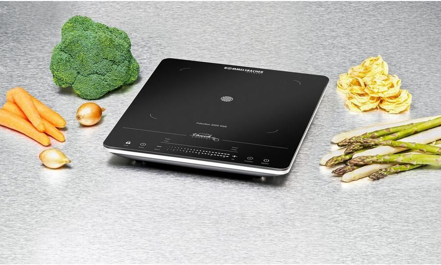 Rommelsbacher inductiekookplaat CT 2020 IN – glaskeramische enkele kookplaat met touch bediening timer en 10 vermogensniveaus – 2000 W - Foto 6