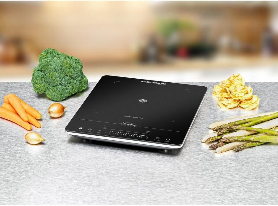 Rommelsbacher inductiekookplaat CT 2020 IN – glaskeramische enkele kookplaat met touch bediening timer en 10 vermogensniveaus – 2000 W - Foto 4