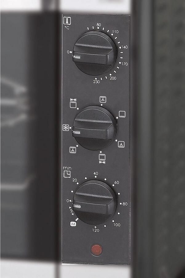 Rommelsbacher Grilloven & Draaispitgrill BG 1805 E – vrijstaande tafeloven 42L – met rotisserie bak- en grillfunctie – RVS oven voor bakken grillen & braden - Foto 4