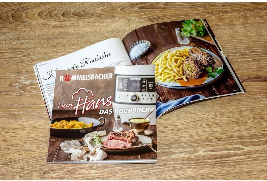 Rommelsbacher multifunctionele snelkookpan Mein Hans MD 1000 – 14 programma s – Snelkoken Rijstkoken Sauteren Stomen Slowcooking Sous-vide Bakken en braden Frituren – 6 liter - Foto 5