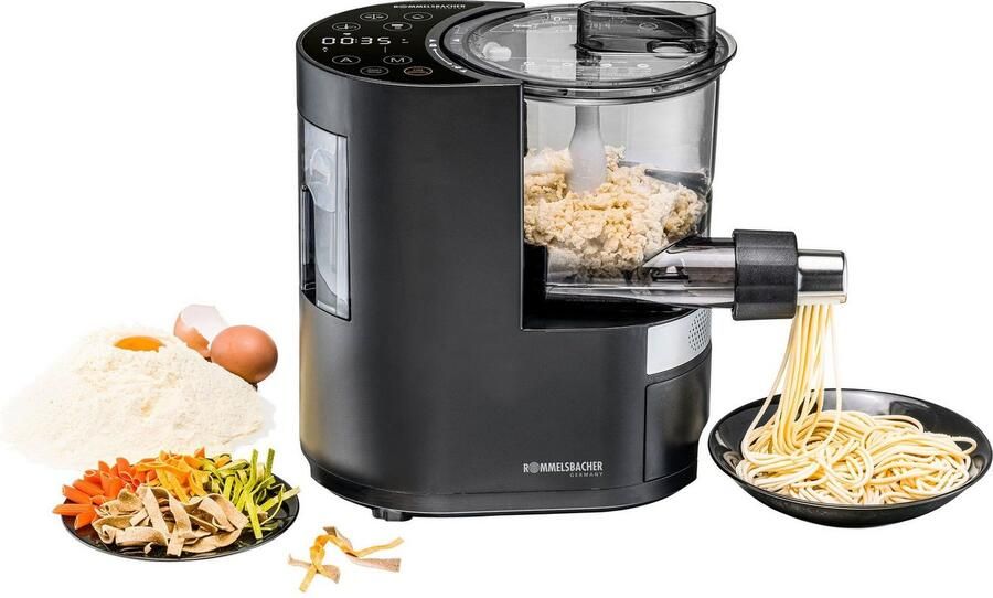 Rommelsbacher Pastarella Automatische Pastamaker PM 220 – Verse Pasta Maken – 7 Pasta Vormpjes – Met Geïntegreerde Weegschaal & Watertank - Foto 3