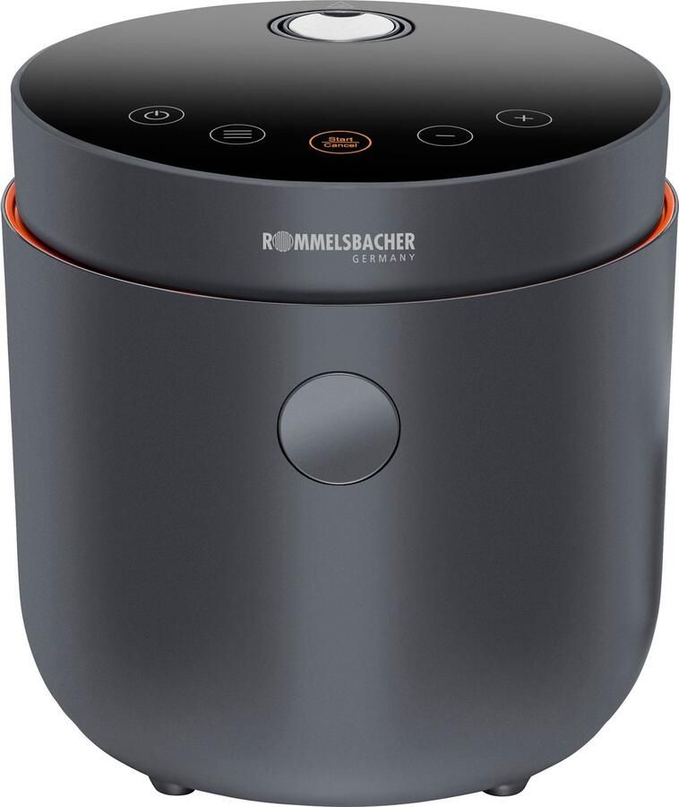 Rommelsbacher multifunctionele rijstkoker MRK 500 – 6 programma s met low carb functie – met stoominzet LED display en antiaanbak binnenpan – 2 liter - Foto 2