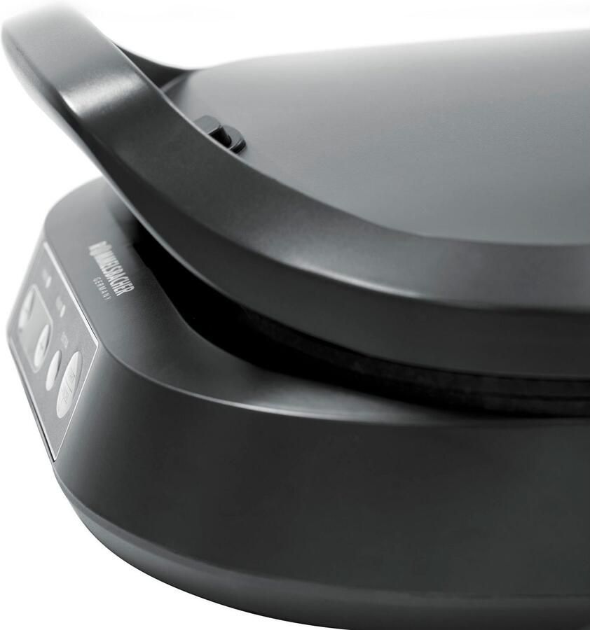 Rommelsbacher tosti-ijzer ST 1800 – Sandwichmaker en Panini Grill – 1800W – Antiaanbak grillplaten – Zwevend scharnier – Instelbare temperatuur – RVS