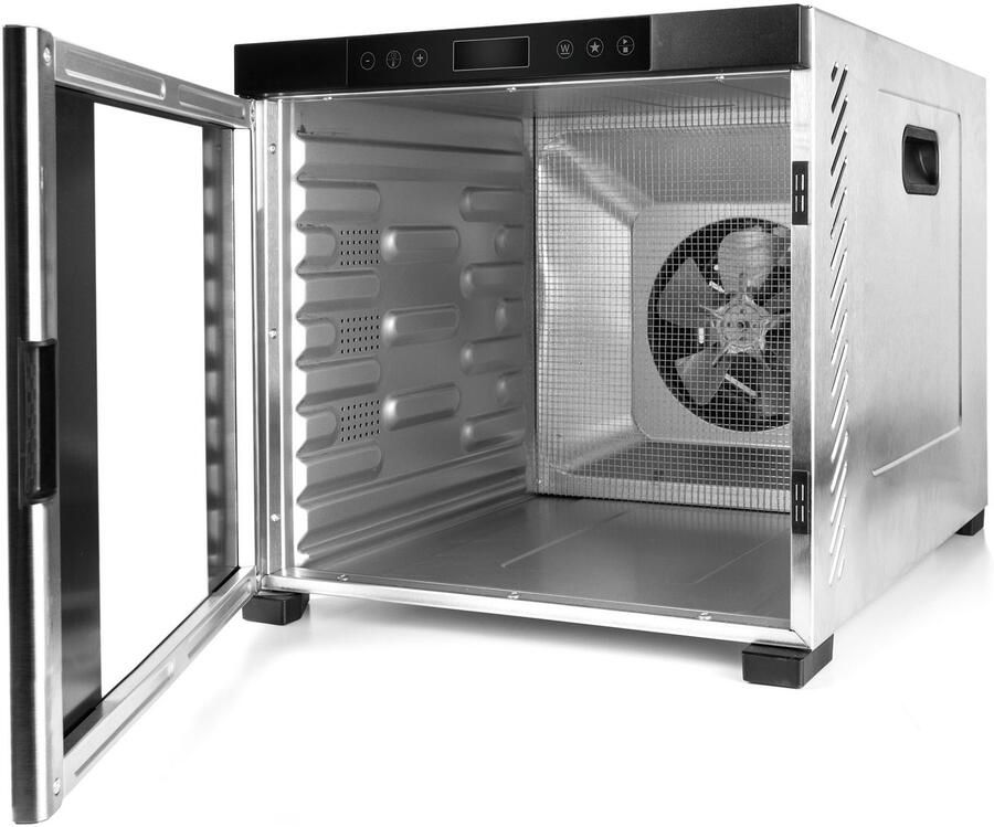 Rommelsbacher Voedseldroger DA 1050 – 9 trays – 700W – Instelbare temperatuur & timer – Inclusief fijnmazig rooster & fruitrolvel – BPA-vrij – Voor fruit groenten kruiden & vlees - Foto 6