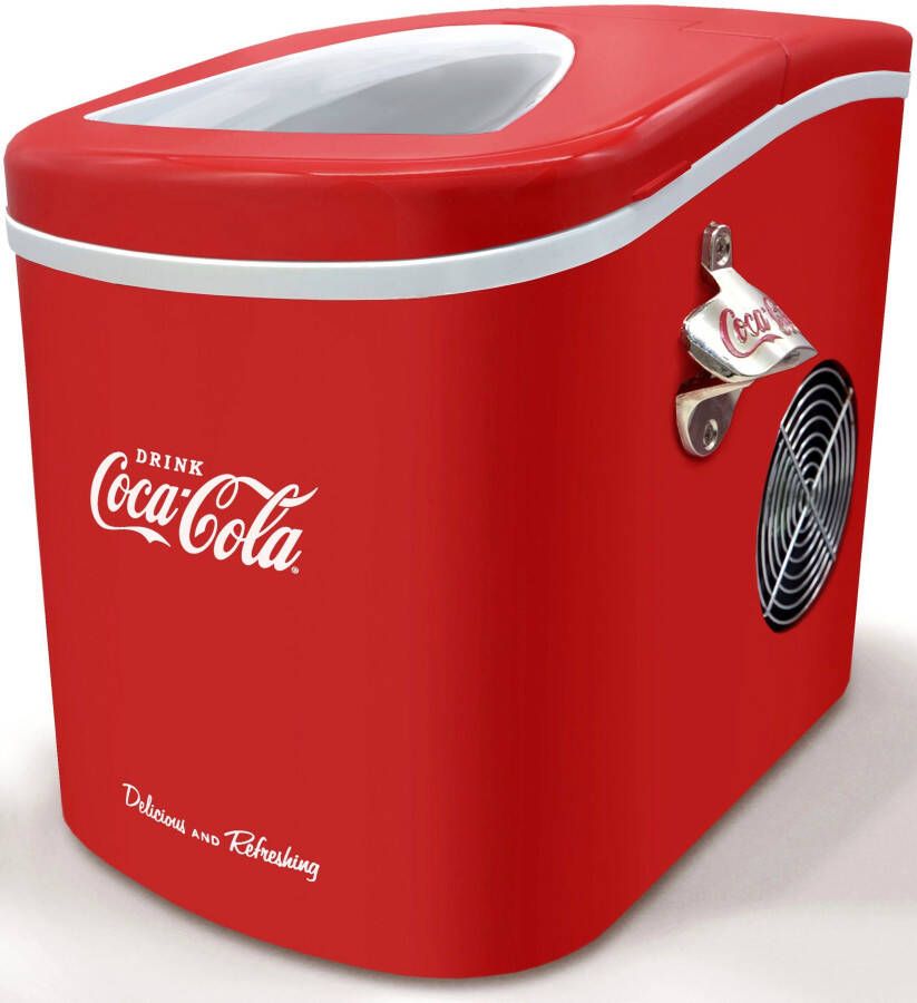 Salco Coca-Cola ijsblokjes machine ijsblokjes in 8-13 minuten met flesopener rood - Foto 4