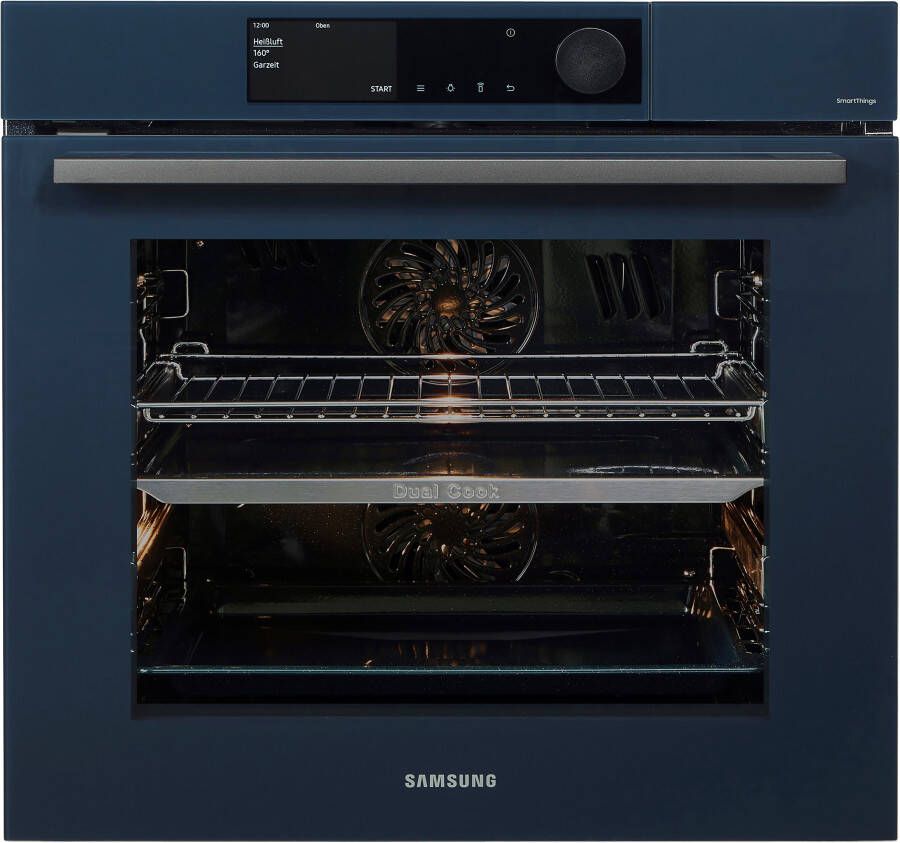 Samsung Inbouw pyrolyse oven NV7B6675CDN Dual Cook – Eén oven. Twee kookruimtes. Maximale flexibiliteit.
