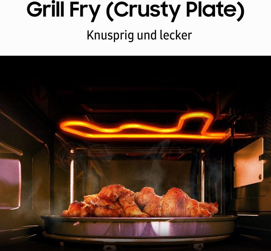 Samsung Magnetron MG20A7013CB EG Koken bakken & grillen met onderhoudsvriendelijk keramisch emaille interieur - Foto 6