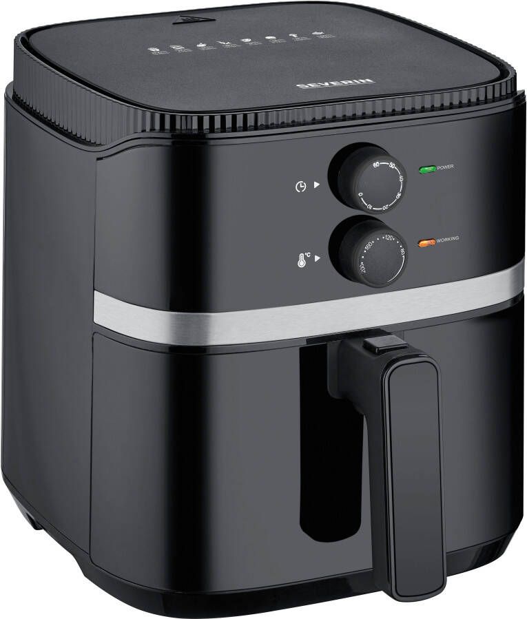 Severin FR 2452 Heteluchtfriteuse Friteuse 5l zwart - Foto 5