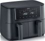 Severin FR 2463 Dubbele Heteluchtfriteuse ca. 2600W 8L (2x 4L) touchscreen 10 automatische programma's sync & matchfunctie PTFE vrij - Thumbnail 2