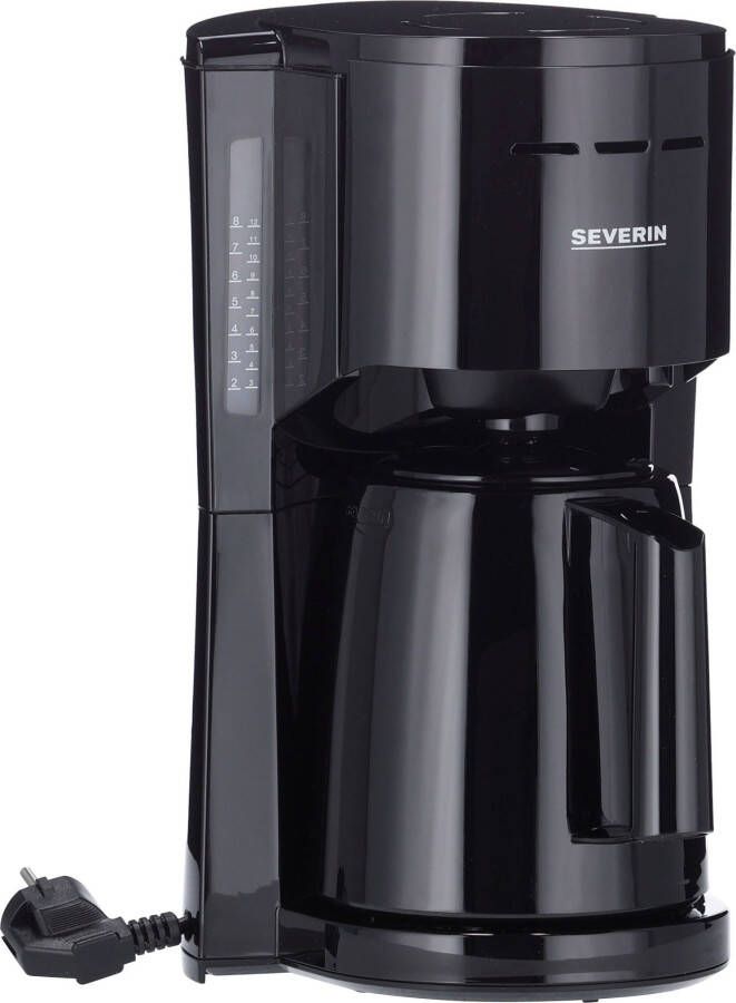 Severin KA 9306 Filterkoffiezetapparaat 1 l Gemalen koffie 1000 W Zwart - Foto 12