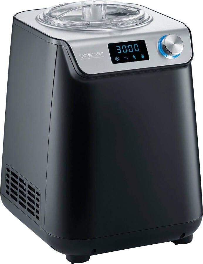Severin EZ 7407 IJsmachine 2-in-1 met yoghurt functie Display Automatische nakoelfunctie zeer gebruiksvriendelijk