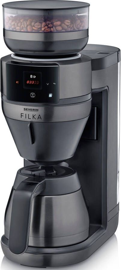 Severin Koffiezetapparaat met bonenmaler KA 4855 FILKA (2e generatie) Filterkoffie-volautomaat 1 l