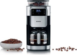 Severin Koffiezetapparaat met maalwerk KA 4813 1 25 l Maalgrofheid en koffiehoeveelheid instelbaar warmhouden: tot 60 min. timer