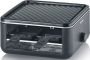 Severin RG 2360 Black Line Lite Mini gourmetstel 4 personen variabele temperatuurinstelling PFAS vrije baklaag vaatwasserbestendig 4 pannetjes met parkeerfunctie - Thumbnail 2