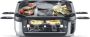 Severin RG 2379 SEVENTO rook- en geurloze raclette gourmet downdraft technologie 8 personen 1900 W Zwart Zilver - Thumbnail 1
