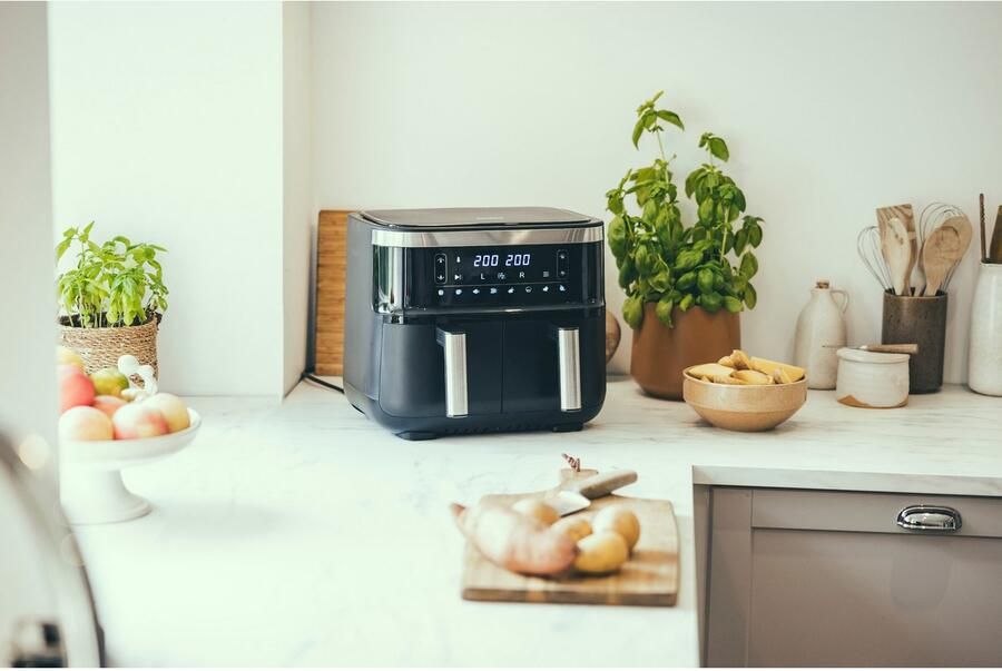 Severin FR 2453 Heteluchtfriteuse XXL 2x 3.8 Liter tot 1.3 kg friet - Foto 14