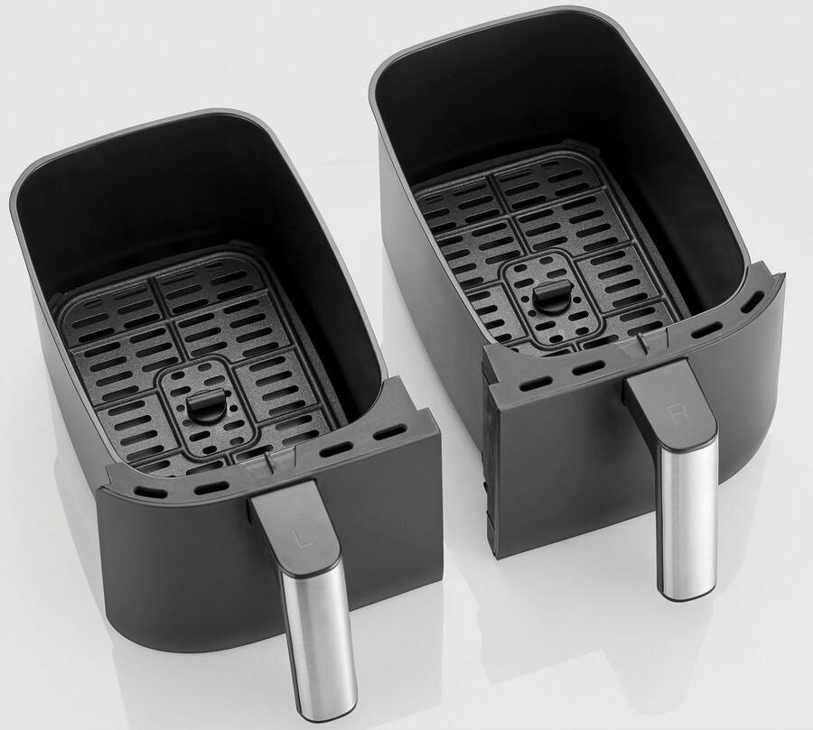 Severin FR 2453 Heteluchtfriteuse XXL 2x 3.8 Liter tot 1.3 kg friet - Foto 7