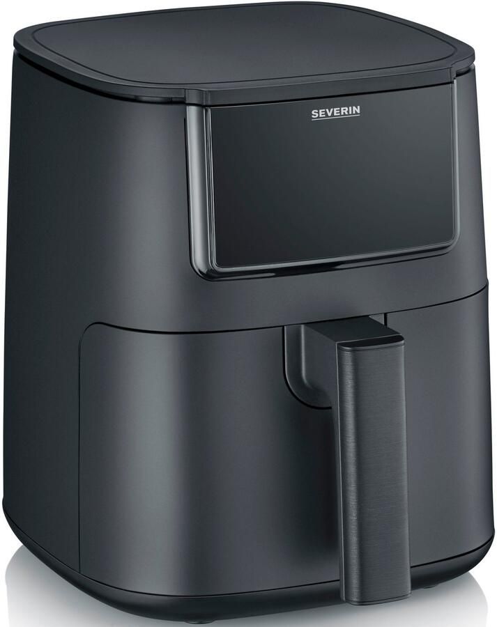 Severin FR 2461 Heteluchtfriteuse ca. 1300W 4L hetelucht technologie voor gezondheidsbewust koken touchscreen 8 automatische programma's Shake Functie PTFE vrij - Foto 5